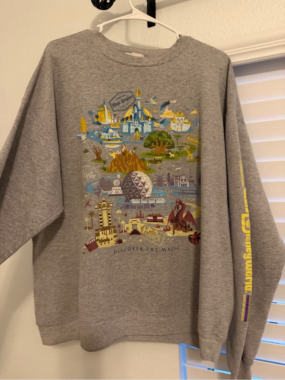 Disney World Graphic Sweatshirt - Discover the Magic